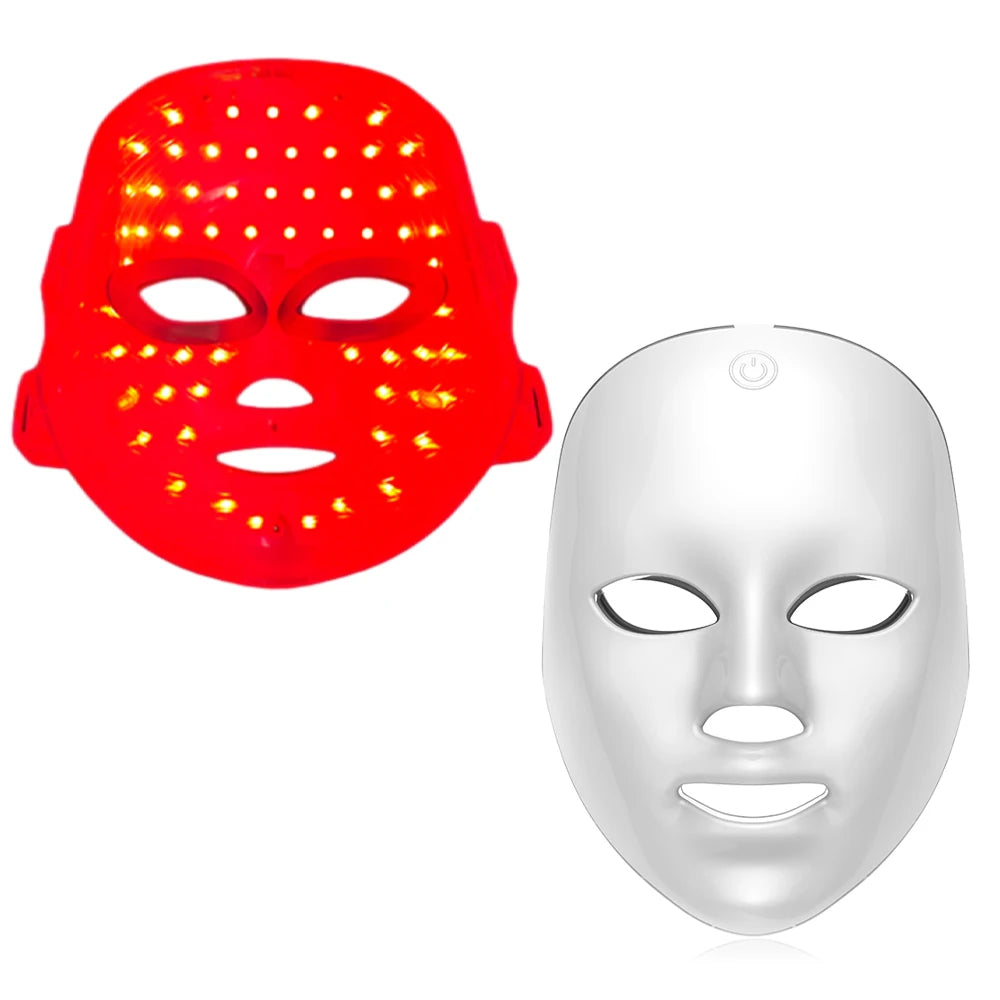 7-Color LED Light Therapy Face Mask