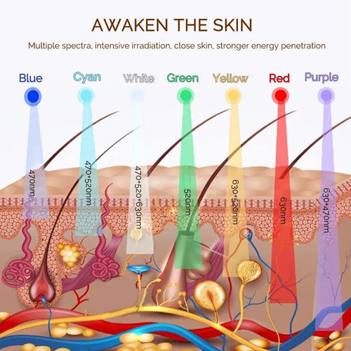 7-Color LED Light Therapy Face Mask