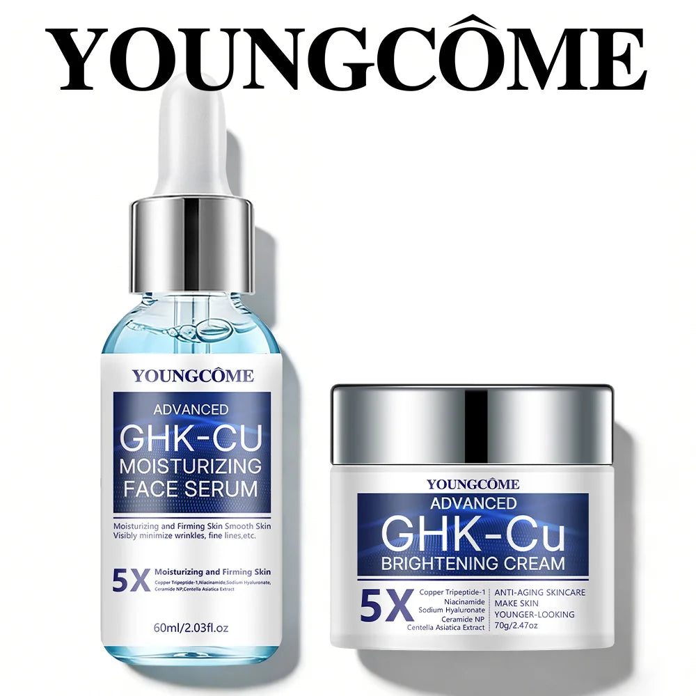 GHK-Cu Copper Peptide Face Cream & Serum