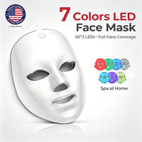 7-Color LED Light Therapy Face Mask