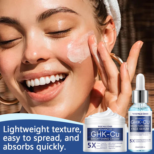 GHK-Cu Copper Peptide Face Cream & Serum