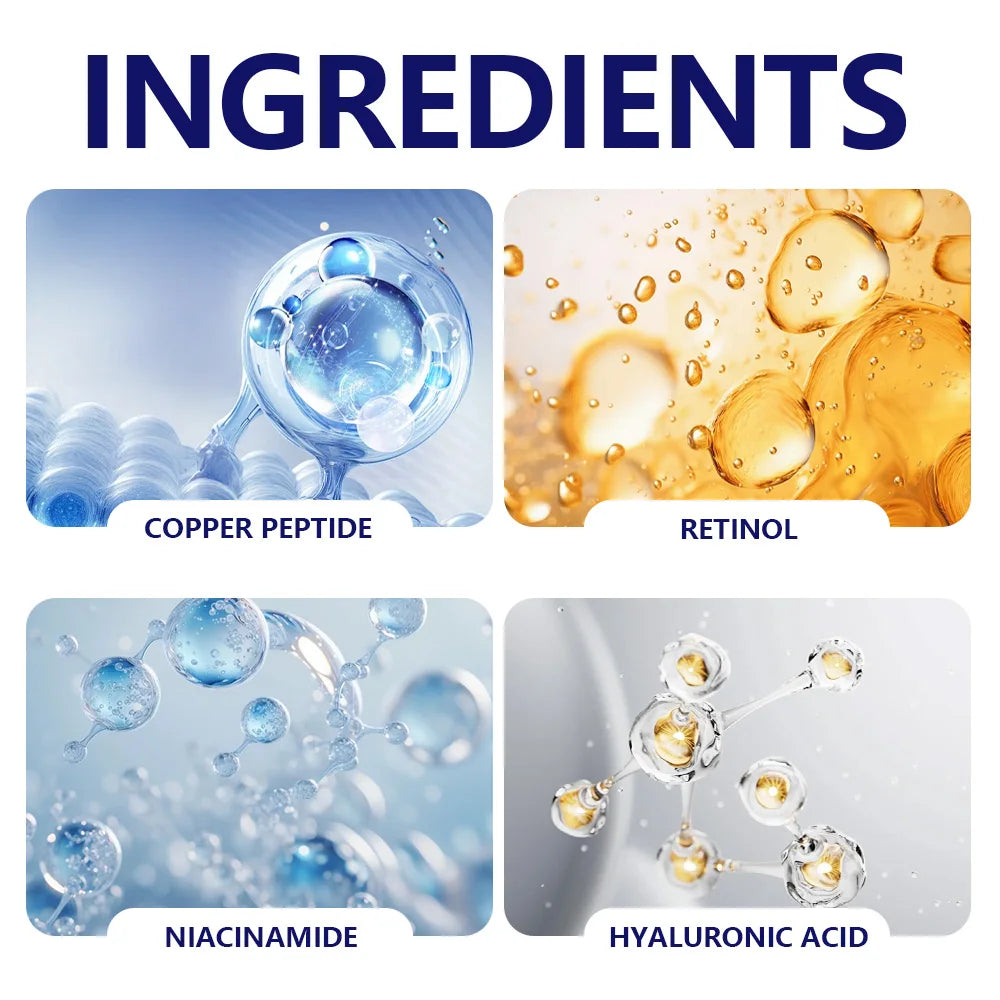 GHK-Cu Copper Peptide Face Cream & Serum