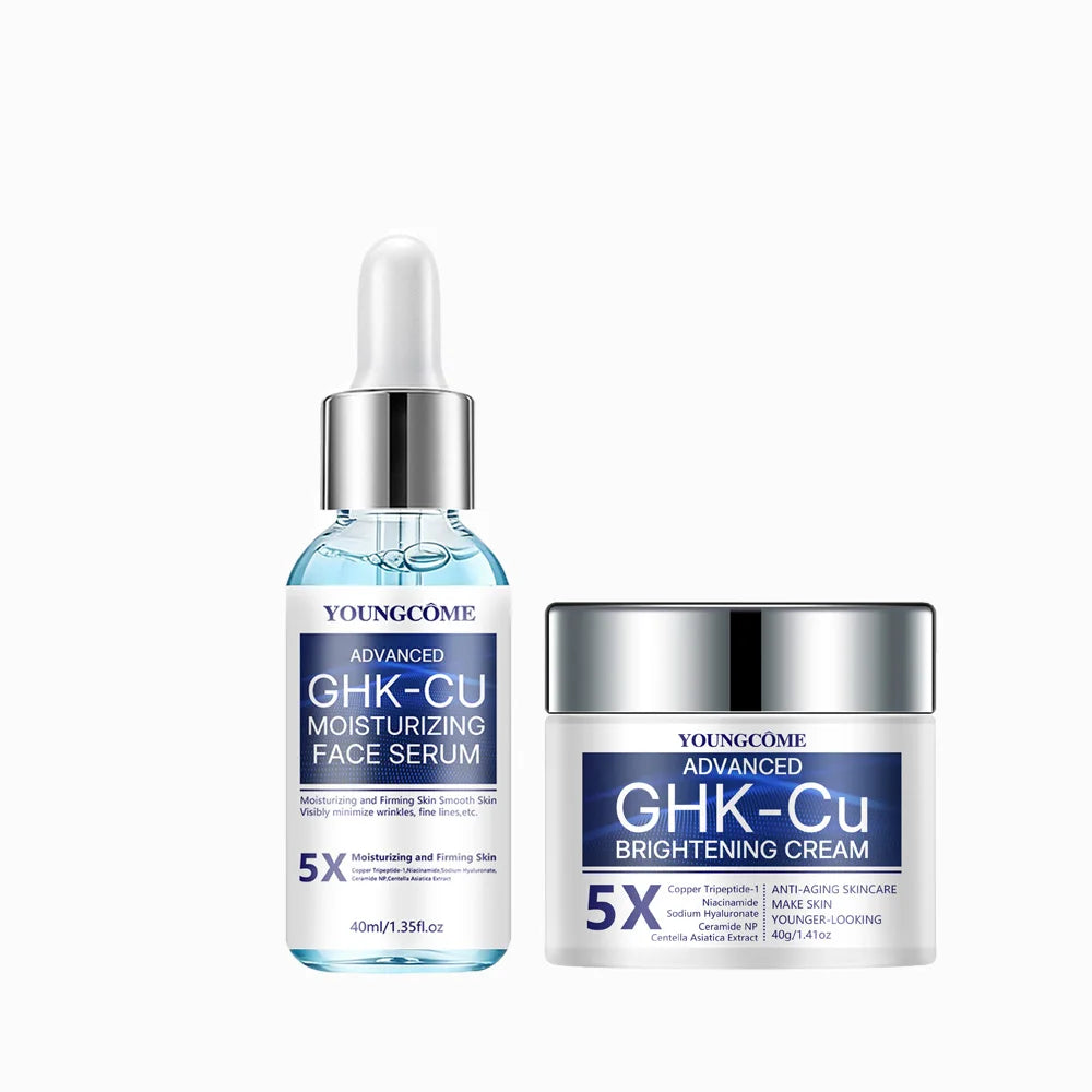 GHK-Cu Copper Peptide Face Cream & Serum