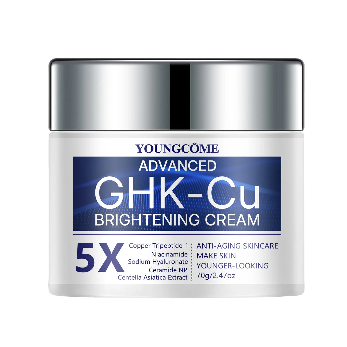 GHK-Cu Copper Peptide Face Cream & Serum