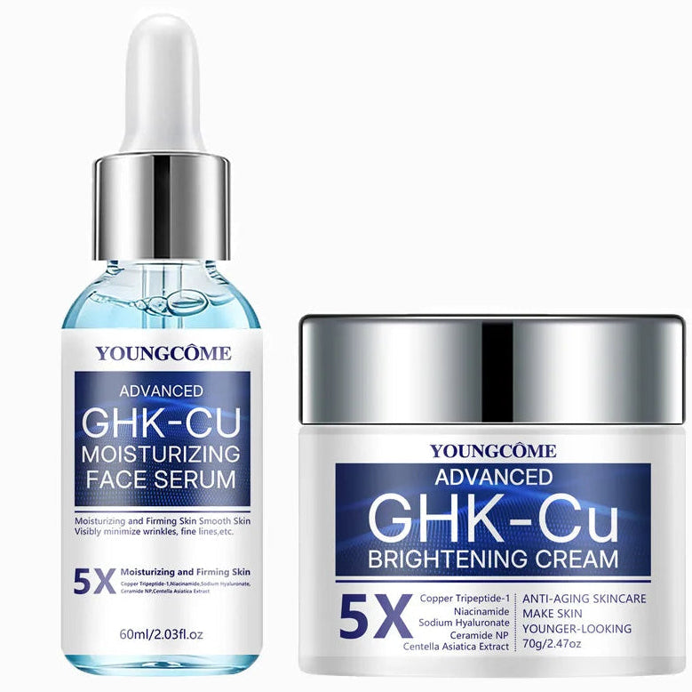 GHK-Cu Copper Peptide Face Cream & Serum