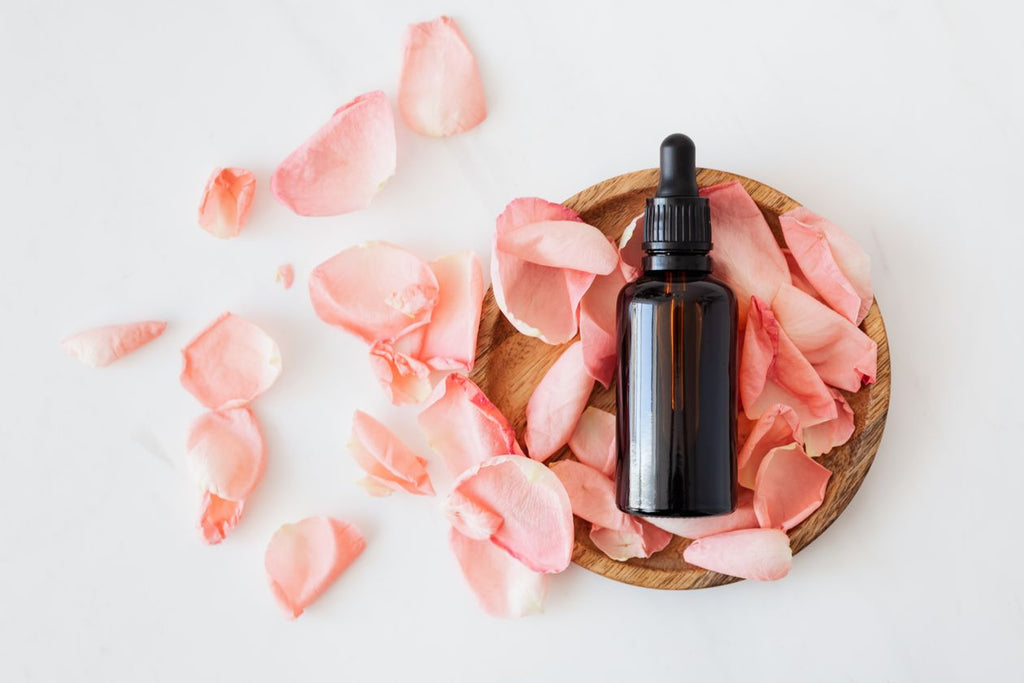 Vitamin C Ampoule 20% serum bottle overhead view